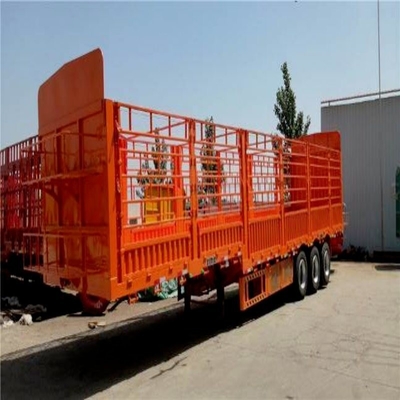 13t Axle Heavy Duty 60 큐브 미터 트랙터 수압 끝 후면 킵 덤프 반 트레일러
