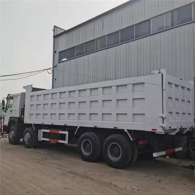 중고용 371HP 시노트럭 덤프 트럭 중중 트럭 튜브리스 타이어 디자인 8*4 왼손 운전