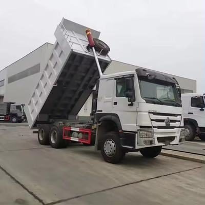 마력&gt; 450hp 틱퍼 트럭 6*4 덤프 트럭 왼손 구동 틱퍼 중고용 트럭