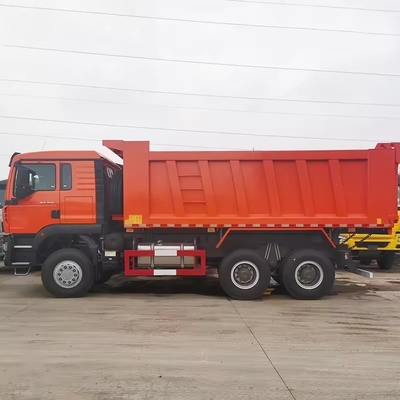 8X2 드라이브 휠 520HP F3000 X3000 30 톤 수동 사용 된 샤크만 덤프 트럭 창문 수동