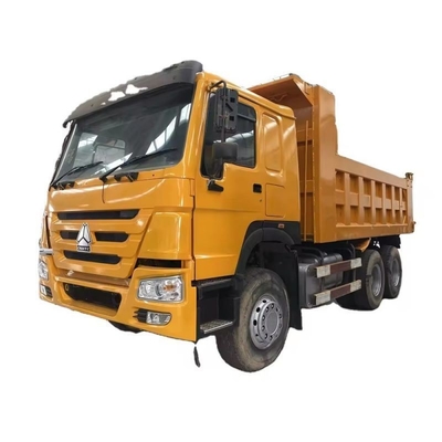 튜브리스 타이어 디자인 사용 광산 덤프 트럭 HOWO 375HP 오른손 구동 10 바퀴 6X4