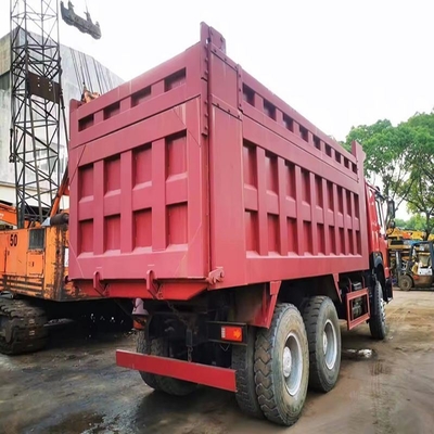 튜브리스 타이어 디자인 사용 광산 덤프 트럭 HOWO 375HP 오른손 구동 10 바퀴 6X4