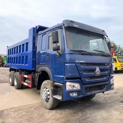 튜브리스 타이어 디자인 사용 광산 덤프 트럭 HOWO 375HP 오른손 구동 10 바퀴 6X4