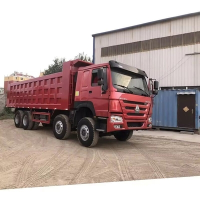 사용 된 12 바퀴 420 HP 375 HP 공기 서스펜션 운전자 좌석과 함께 무거운 직무 덤프 트럭