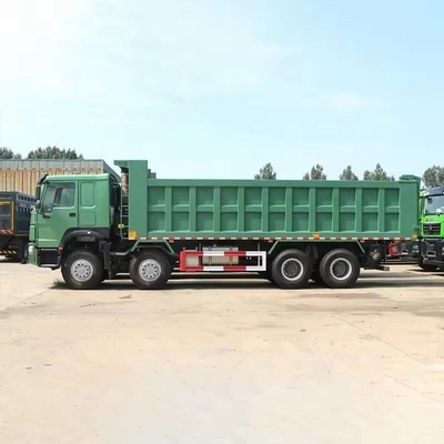 좋은 상태 HOWO 371HP 6X4 25 톤 부하 중고용 토퍼 트럭 사용 된 덤프 트럭