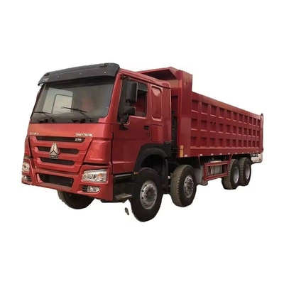 6X4 중국 중고용 덤프 트럭 10.2t GVW와 336HP 371HP 375HP 420HP 엔진