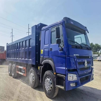 6X4 중국 중고용 덤프 트럭 10.2t GVW와 336HP 371HP 375HP 420HP 엔진