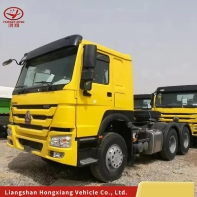 1년 후판매 서비스 사용자 정의 HOWO 티퍼 트럭 6X4 371HP 트랙터 트럭