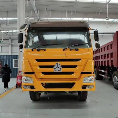 10.2톤 사용 된 HOWO 371HP 덤프 트럭 오른손 구동 8X2 팅퍼 트럭 광업용 30 톤