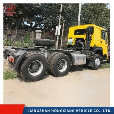 수동 창 무거운 트럭 6X4 호한 또는 HOWO 371HP 420HP 엔진 트레일러 헤드 트랙터 트럭