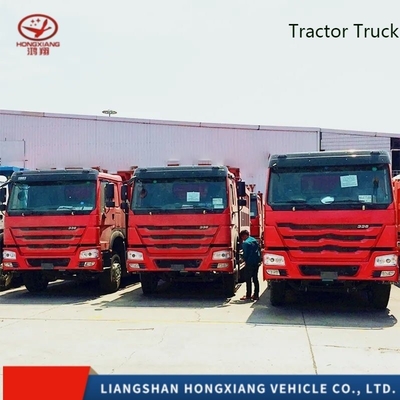 시노트룩 HOWO 호한 371HP 400HP LHD 6X4 프라임 모버 트럭 헤드 트랙터 트럭