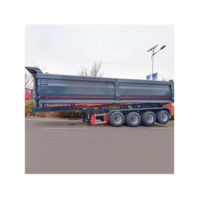 1820mm 레이드 수압 후면 덤프 트레일러 3 축 틸퍼 반 트럭 틸핑 트레일러