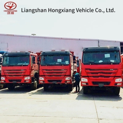 10 타이어 6X4 375HP 371 HOWO 트랙터 트럭 1 년 판매 후 서비스 및 좌석 ≤5
