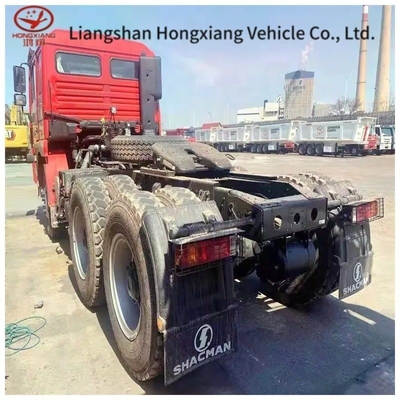 10 타이어 6X4 375HP 371 HOWO 트랙터 트럭 1 년 판매 후 서비스 및 좌석 ≤5