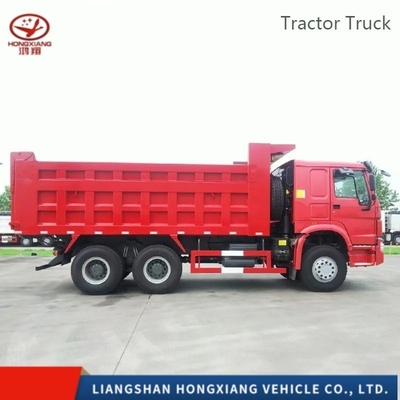 시노트럭 HOWO 6X4 371 420HP 10 휠 덤퍼 틱퍼 화물 트럭 럭트리 럭트리 덤퍼 콘크리트 트랙터 트럭