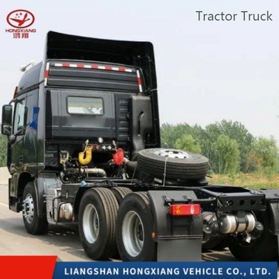 수동 창 Sinotruk HOWO 6X4 41-50t LHD Rhd 트랙터 트럭 GCC 타이어 인증