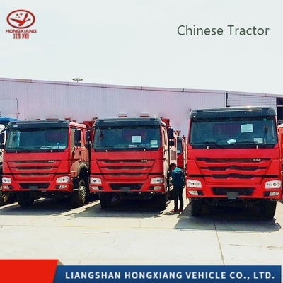중량 실력 6X4 60 톤 Rhd Sinotruk HOWO 헤드 수동 창과 함께 트랙터 트럭