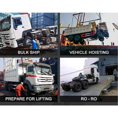 세그먼트 무거운 트럭 6X4 60 톤 Rhd Sinotruk HOWO 헤드 트랙터 트럭 수동 창