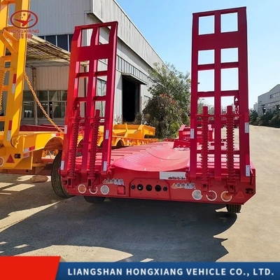 타이어 12r22.5 3 축 40 피트 20FT 40FT 배송 컨테이너 평면 평면 반 트레일러