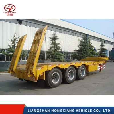 타이어 12r22.5 3 축 40 피트 20FT 40FT 배송 컨테이너 평면 평면 반 트레일러