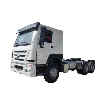 1년 후판매 서비스 340HP 엔진 트랙터 트럭 6*4 트레일러 끌기 트랙터 헤드