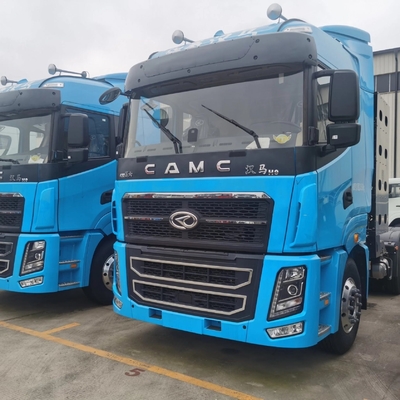 1년 후판매 서비스 340HP 엔진 트랙터 트럭 6*4 트레일러 끌기 트랙터 헤드