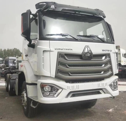 1년 후판매 서비스 340HP 엔진 트랙터 트럭 6*4 트레일러 끌기 트랙터 헤드