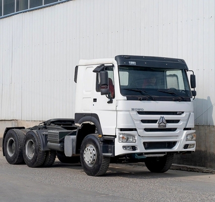 6X4 371HP 400HP 430 프라임 모버 HOWO 트랙터 트레일러 헤드 엔진 용량&gt; 8L