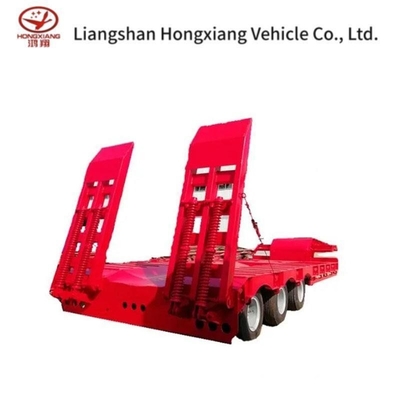 13500X3000X1550 mm 13t Axle Heavy Duty Gooseneck 낮은 로더 낮은 침대 로보이 트럭 낮은 침대 반 트레일러