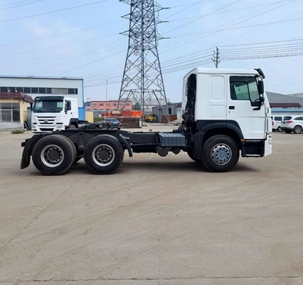 사용 된 HOWO 6X4 371HP 375 트럭 트랙터 헤드 8.2톤 부하 용량 및 성능