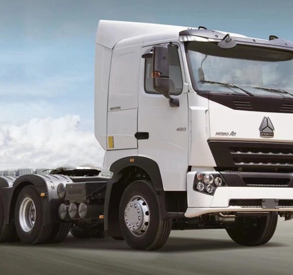450hp 중량 Sinotruk HOWO 4X2 트랙터 헤드 프라임 모버 트럭 최대 토크