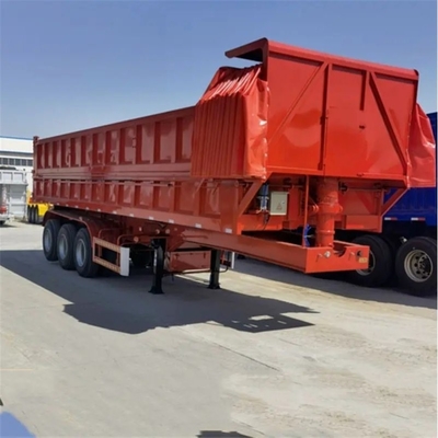 주요 빔 500mm 높이 Q345b 50T 60T 80T에 대 한 티핑 트레일러 고객 필요에 따라