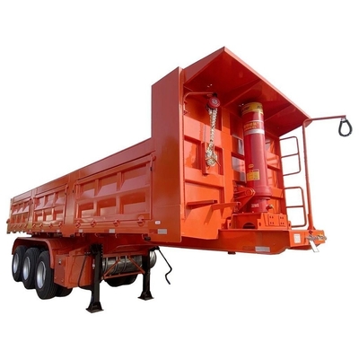 주요 빔 500mm 높이 Q345b 50T 60T 80T에 대 한 티핑 트레일러 고객 필요에 따라