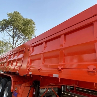 주요 빔 500mm 높이 Q345b 50T 60T 80T에 대 한 티핑 트레일러 고객 필요에 따라