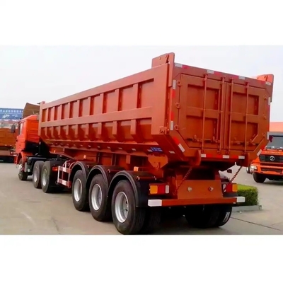 주요 빔 500mm 높이 Q345b 50T 60T 80T에 대 한 티핑 트레일러 고객 필요에 따라