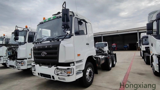 높은 신뢰성 HOWO 6X4 371HP 375 트럭 트랙터 헤드 8.2톤 부하 용량