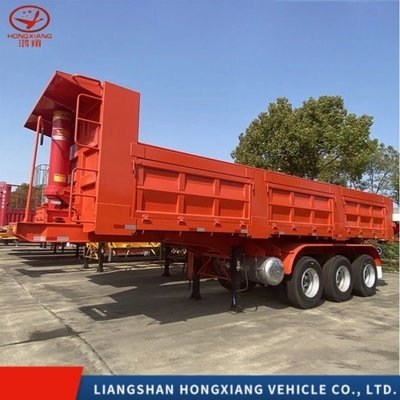 2 3 4 Axles 중량 후면 템퍼 덤프 반 트레일러 1 년 판매 후 서비스