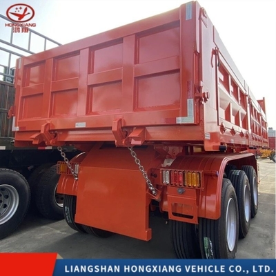 2 3 4 Axles 중량 후면 템퍼 덤프 반 트레일러 1 년 판매 후 서비스