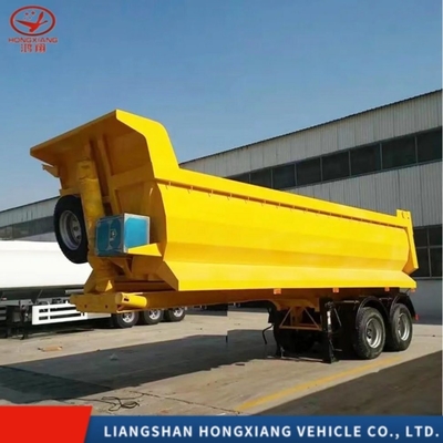 2 3 4 Axles 중량 후면 템퍼 덤프 반 트레일러 1 년 판매 후 서비스