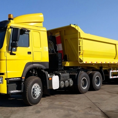 맞춤형 45T/60T/80T 덤프 반 트레일러 3/4 안전 축 및 공기 서스펜션