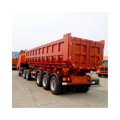 3/4/5/6 Axle Number Tri Axle 50 T Heavy Duty Dump Trailers 광산 템퍼 트럭 트레일러