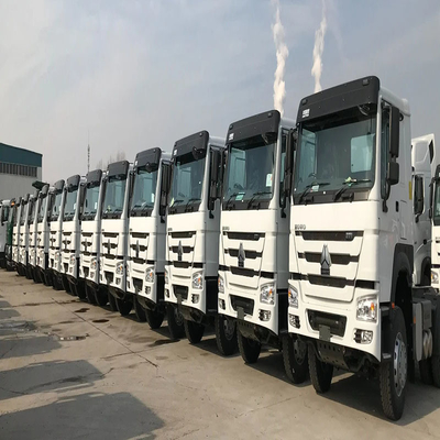 튜브리스 타이어 디자인 340HP 6X4 10 바퀴 40-50 톤 트랙터 트럭/프라임 모버/트레일러 헤드