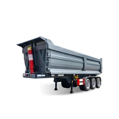 최대 운반량 100t 50t 5axles U 모양 후쪽 덤프 반 트럭 트레일러