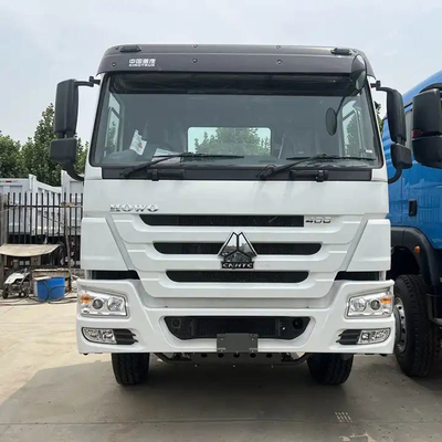 6×4 시노트럭 사용 된 HOWO 트랙터 트럭 타이어 인증 GCC 및 6×4 드라이브 휠