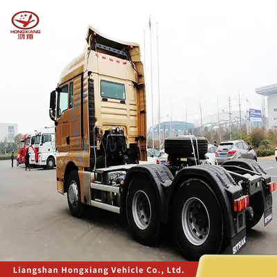 맞춤형 색상 6×4 트랙터 헤드 트럭 5001-10000 kg 총차량