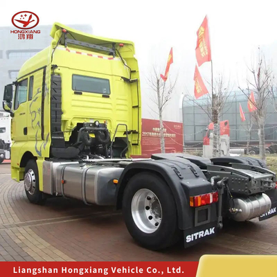 8.2T 말력 &gt;450hp 트럭 트랙터 트레일러 헤드