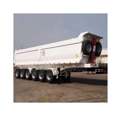 4 축 30t 50t U 모양 덤프 트럭 반 트레일러 발판 2240mm 저렴하고 내구성