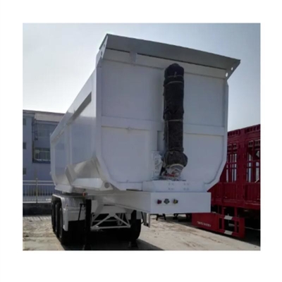 4 축 30t 50t U 모양 덤프 트럭 반 트레일러 발판 2240mm 저렴하고 내구성