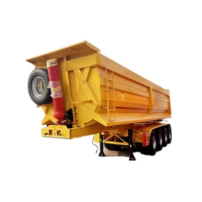 13t Axle 3 Axles 80 Tons U Shape Tipper 트레일러 반트레일러 수압 덤퍼 트레일러