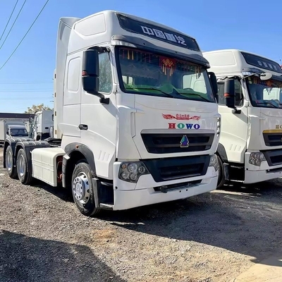 6X4 430HP 트랙터 트럭 Sinotruk HOWO A7 T7 자동 변속기 트랙터 헤드 1